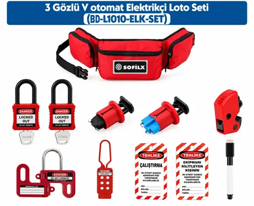 BD-8773D 3 Gözlü V Otomat Elektrikçi Loto Seti